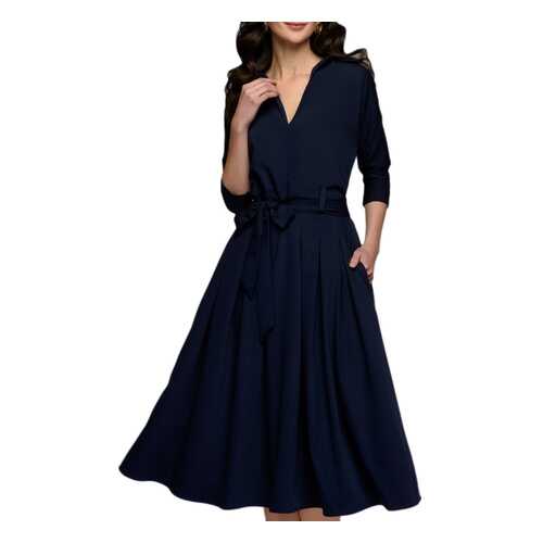 Вечернее платье женское D&M by 1001DRESS DM01338DB синее L в Levis
