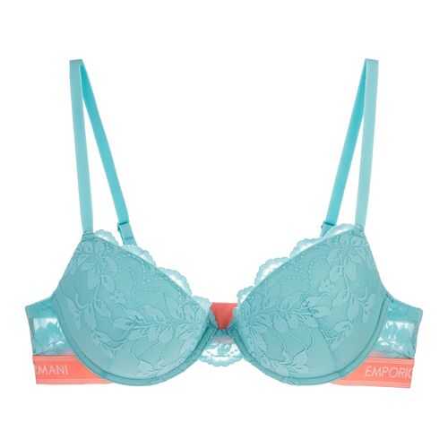 Бюстгальтер женский Emporio Armani 164137 0P216 01630 голубой 34B IT в Levis