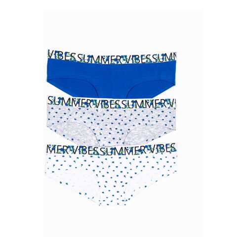 Комплект трусов 3 штуки женский Modis M201U00510 голубой 46 в Levis